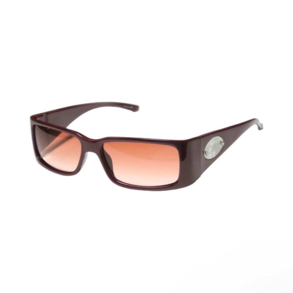 VTG Y2K DIOR ClassicDior 2 Burgundy Sunglasses Brown Gradient Lens CQJNF NWOT - Picture 2 of 16